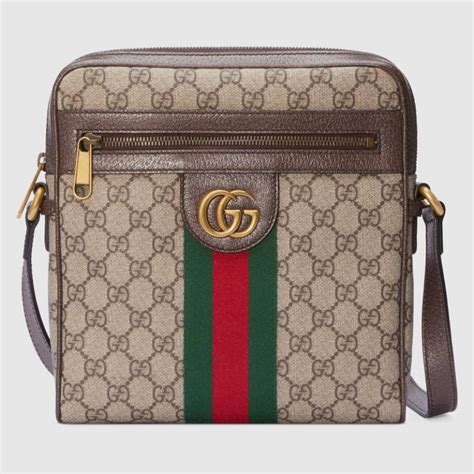 tracolla uomo gucci falso|gucci leather bags.